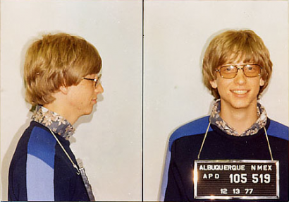 Bill Gates 1977-ben. Ekkor már két éve létezett a Microsoft! 