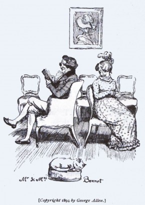 Büszkeség és balítélet. Illusztráció egy 1894-es kiadásból