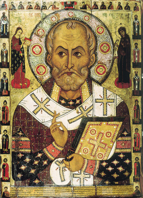 Csodatévő Szent Miklós ikonja 1294-ből