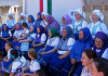 Csömöri szlovák asszonyok a hagyományosan augusztus 20-án rendezett ökumenikus imanapon, 2010