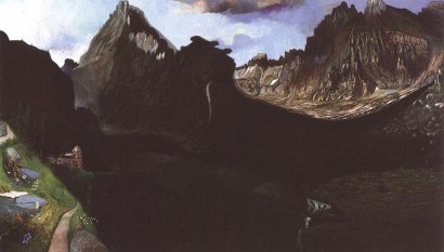 Csontváry: A Nagy Tarpatak völgye a Tátrában (1904-05)