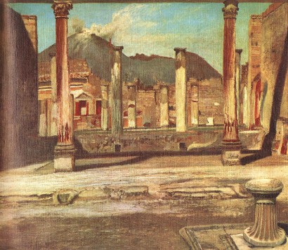 Csontváry: Pompeji Have (A Chirurgus háza a Vezúvval) (1897-98)
