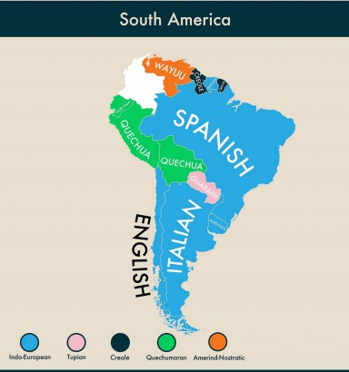 Dél-Amerika második nyelvei