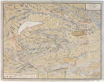 Dzsungária térképe a 18. századból