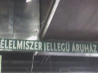 Élelmiszer jellegű áruház