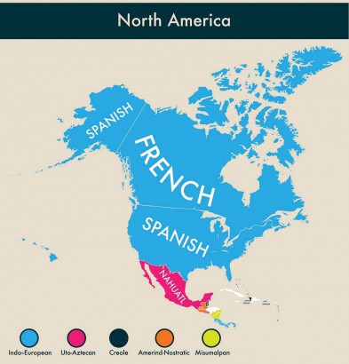 Észak--Amerika második nyelvei