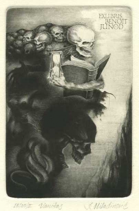 Ex libris Benoît Junod (Ivan Miladinovic, 1998)