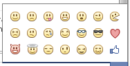 Facebookos emotikonos