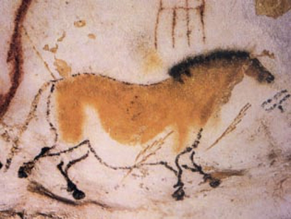 Falfestmény a lascaux-i barlangból