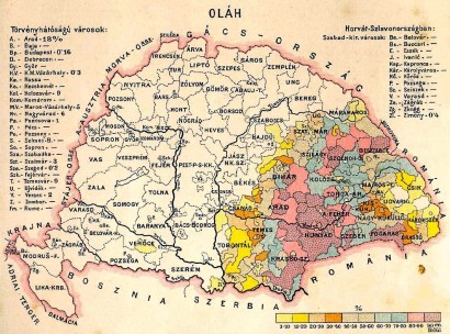 Felül a (magyar) gálya, s alul a víznek (román) árja...