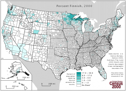 Finnek az USA-ban