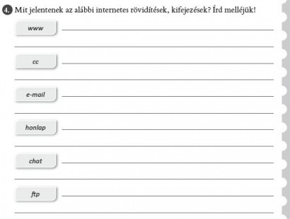ftp, cc, honlap. Minek határozzam meg, hogy mi az?