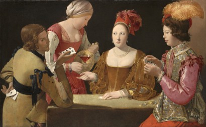 Georges de La Tour A hamiskártyás című festménye