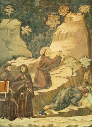 Giotto di Bondone (1266–1337): Szent Ferenc és a tavasz
