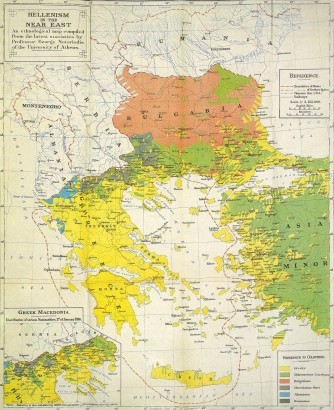 Görögök a Balkánon és Kis-Ázsiában 1918-ban