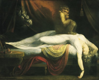 Henry Fuseli (1741–1825): The Nightmare című festménye. Kobold és/vagy kanca?