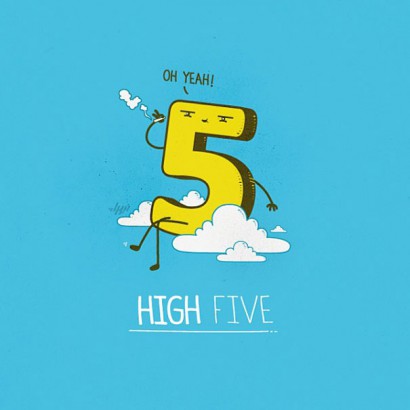 High five – high five!