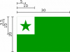 Hogyan épül fel az eszperantó zászló?