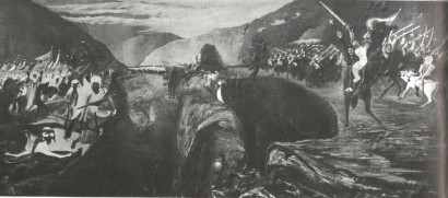 Csontváry: Hunyadi a nándorfehérvári ütközetben (1903)