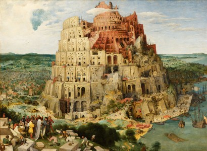 Id. Pieter Bruegel: Bábel tornya, a kevélység emlékműve