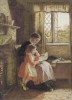 Így szerettethetjük meg az olvasást – Az esti óra. George Hardy olajfestménye, 1877