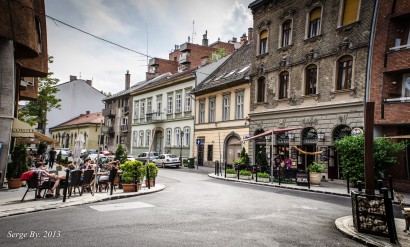 Iskola utca a Batthyány tér mögött