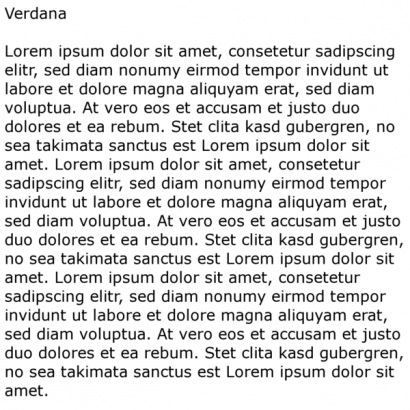 Ismert halandzsaszöveg a Lorem ipsum: a tipikus latin betűkapcsolatokat tartalmazó szöveget tipográfusok használják a betűtípus által nyújtott esztétikai benyomás tesztelésére