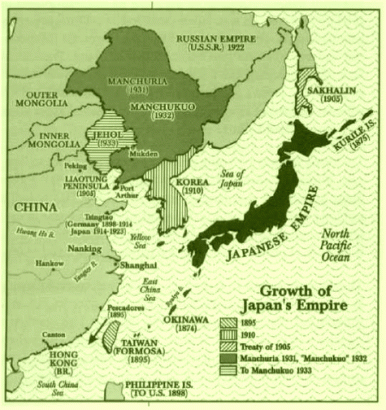 Japán terjeszkedése Kínában 1895–1933