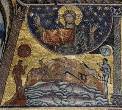 Jelenet a Teremtés könyvéből. 13. századi mozaik