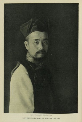 Kavaguti Ekai [Kawaguchi Ekai] (1866–1945) 1904-ben, tibeti öltözékben