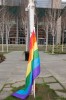 Képaláírás: Seattle-i Pride-felvonuló magányos zászlaja. Ki az igazi kisebbségi?