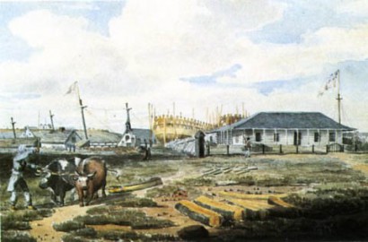 Kingston Point Frederick nevű része 1815 körül