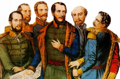 Kossuth és tábornokai – balról a harmadik Dembinszky
