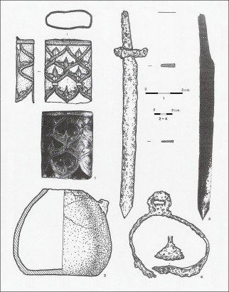Leletek egy Dnyeper-vidéki magyar vezér sírjából (Korobcsine, Ukrajna)