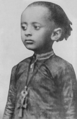 Lij (később rasz) Tafari 1895-ben, három évesen