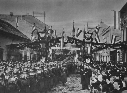 Magyar csapatok bevonulás Losoncra – 1938. november 10.