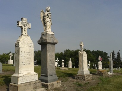 Magyar sírok a stockholmi (Saskatchewan) temetőben