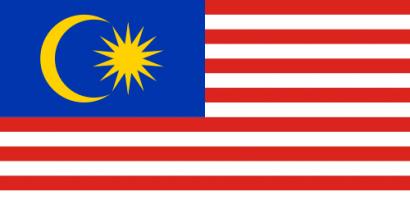 Malajzia zászlaja. A sárga a maláj uralkodók hagyományos színe