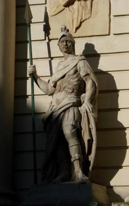 Mars római isten 17. századi francia ábrázolása. Asszír lett volna?