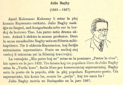 Megemlékezés Baghy Gyuláról a tankönyv 1979-es kiadásában