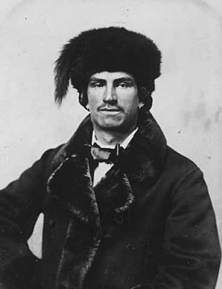 Métis szőrmevadász az 1870-es években