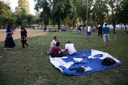 Migránsok Budapesten augusztus 4-én