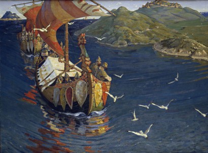 Nicholas Roerich: Vendégek a tengeren túlról