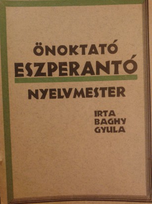 Önoktató eszperantó nyelvmester – 1928.