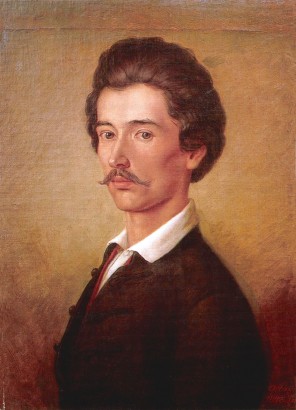 Orlai Petrics Soma egyik portréja Petőfiről az 1840-es évekből