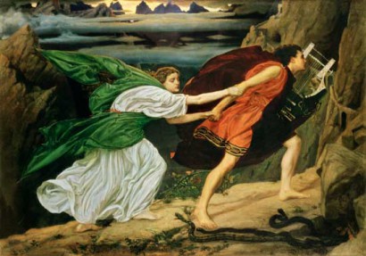Orpheusz és Eurüdiké – Edward John Poynter festménye (1862)