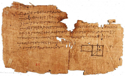 Oxyrhynchusi papirusz az i.u. 1-2. századból