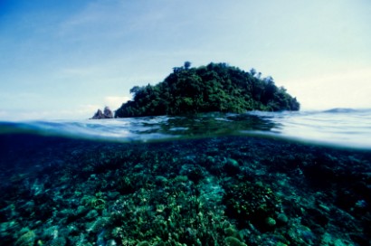 Pápua-új-guineai sziget és korallzátony