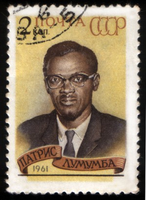 Patrice Lumumba egy szovjet bélyegen
