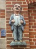 Poirot szobra Belgiumban